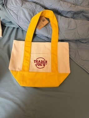 Trader Joe’s Yellow Tote Bag NWT